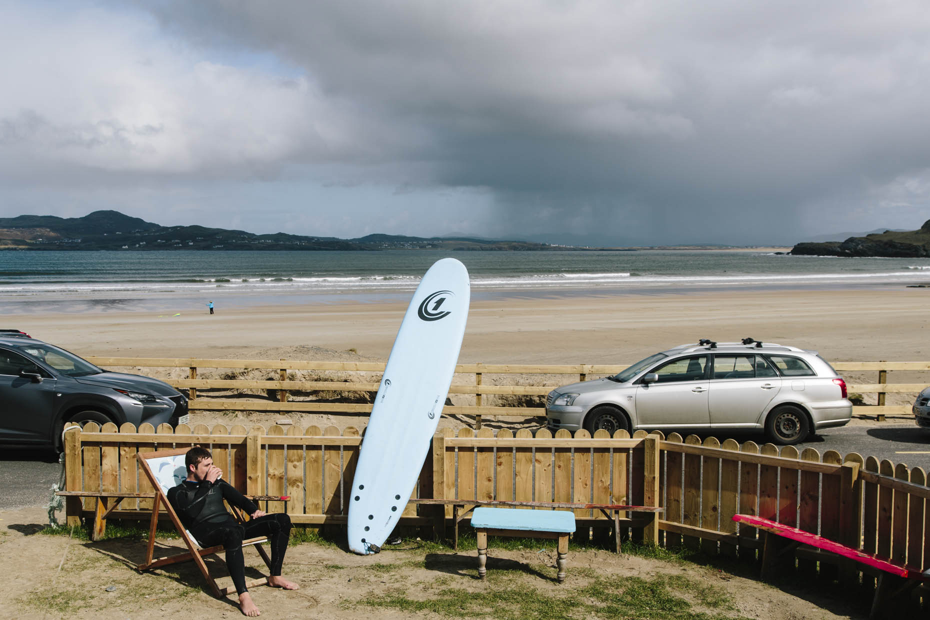 Surfing and Kayaking at Marble Hill Beach, Dunfanaghy, Donegal, Republic of Ireland